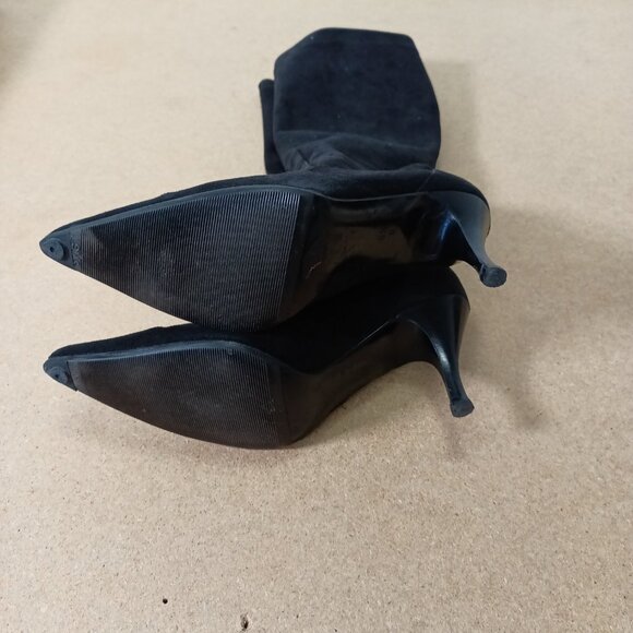 Women's Cole Haan "Gwynne" Black Suede Boots Size 6.5 (no box) - Picture 5 of 8